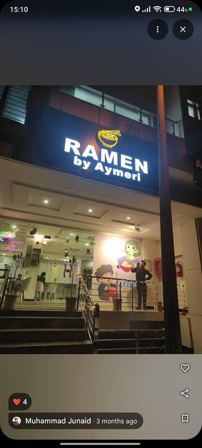 Running Korean Ramen Restaurant for sale