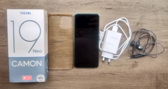 Tecno CAMON 19 Neo 6GB/128GB with Box and Accessories