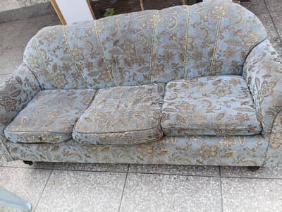 sofa for sell 3 piece and within 2 single set