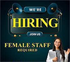 ONLINE WORK FEMALE AGE 22 TO 35  CONTECT O33O2564823