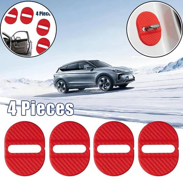 4 Pcs Car Door Lock Cover Set – Anti-Corrosion Protective Caps for All Cars
