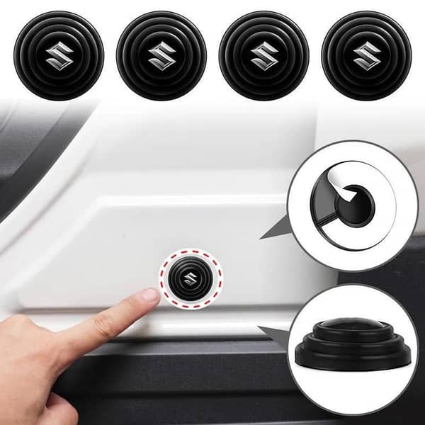 20Pcs Universal Car Door Anti-Collision Pads for suzuki – Rubber Shock Absorber Bumpers for Noise Reduction, Sound Insulation, and Vibration Dampening