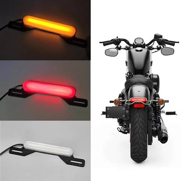 D-11 Universal Motorcycle Back Light with Indicator – LED Tail Light for All Bikes and Scooters (1 Pc)