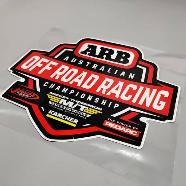 Premium Custom Embossed Sticker Big Sheet for Car & Bike - ARB