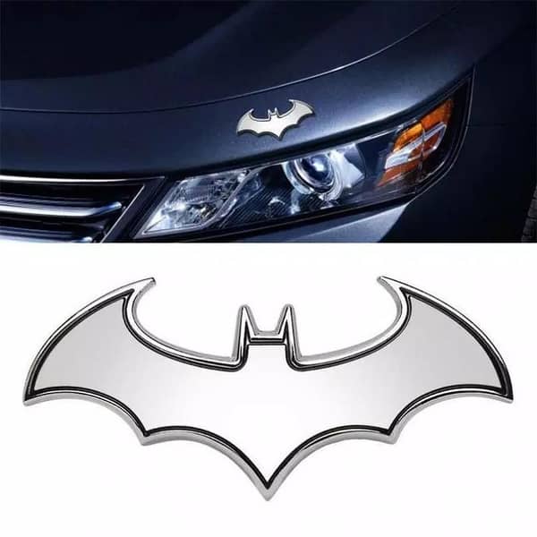 3D Metal Batman Logo Car Emblem – Premium Exterior Decoration, Custom Vehicle Badge