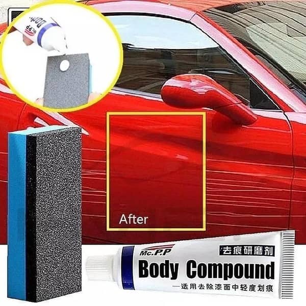 Car Scratch Repair Compound Polishing Wax, 15g — Paint Scratch Remover for Auto Detailing and Clear Coat Restoration