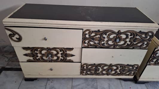 Dressing table and side tables