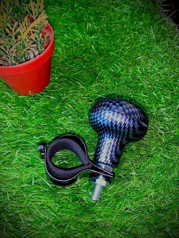 Car Steering Wheel Power Handle - 360° Spinner Knob for Easy One-Handed Control