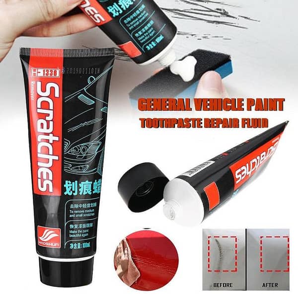Car Scratch Repair Polishing Wax Cream – Paint Surface Scratch Remover Paste for Auto Detailing, Clear Coat Restoration, and Paint Correction