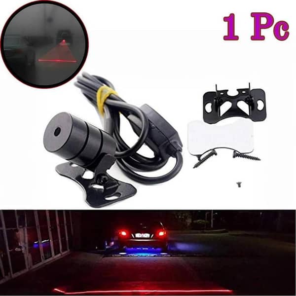 1 PC Universal Anti-Fog Car Laser LED Light for All Vehicles — High Brightness Waterproof Rear/Warning Lamp