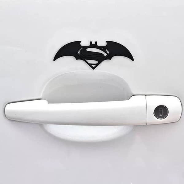 Hot 3D Metal Bat Logo Car Emblem – Premium Exterior Decoration for Sports Fans