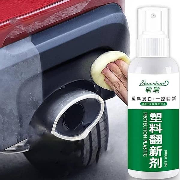 Retreading Agent for Car Interior: Plastics Protection Cleaner for Dashboards and Surfaces with UV Shield