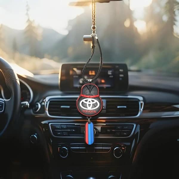 Universal Toyota Car Hanging Air Freshener: Long-Lasting Interior Fragrance Diffuser