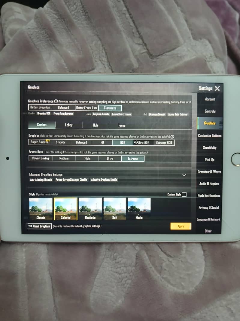 IPAD MINI 5 PANEL ISSUE ONLY 11