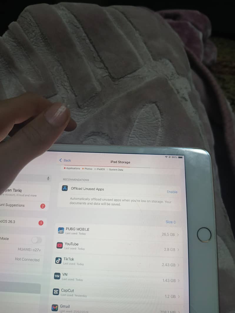 IPAD MINI 5 PANEL ISSUE ONLY 13