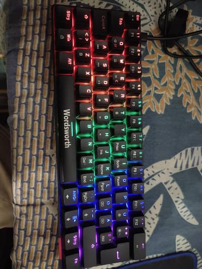 60% Wordsworth mechanical keyboard ykb-913  with rgb mouse