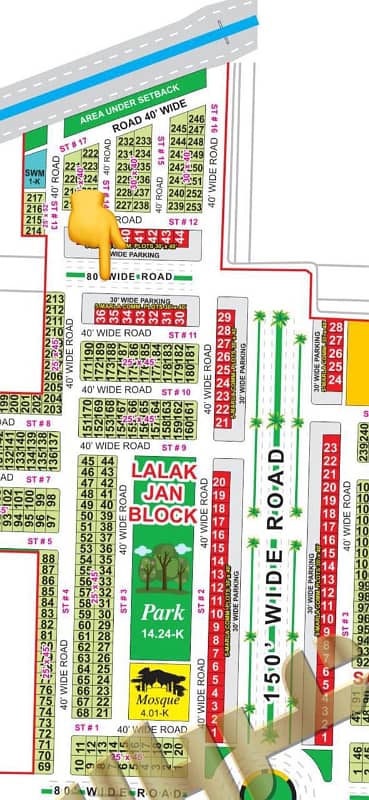 INVESTOR PRICE 5 MARLA COMMERCIAL PLOT LALAK JAN BLOCK SECTOR G BAHRIA TOWN