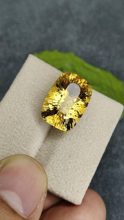 Top Quality Natural Citrine stone golden pukhraj big size clean stone
