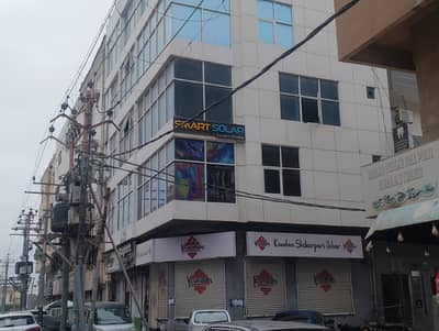 Brand New office 1rst floor 800 SQ corner building at good location available for rent