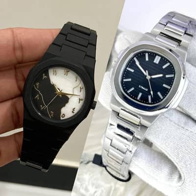 Aura Arabic Dial Metal Watch for Men | Imported Wrist Watch | watches