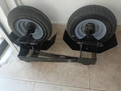Brand New 2 Wheel + Back Hissa