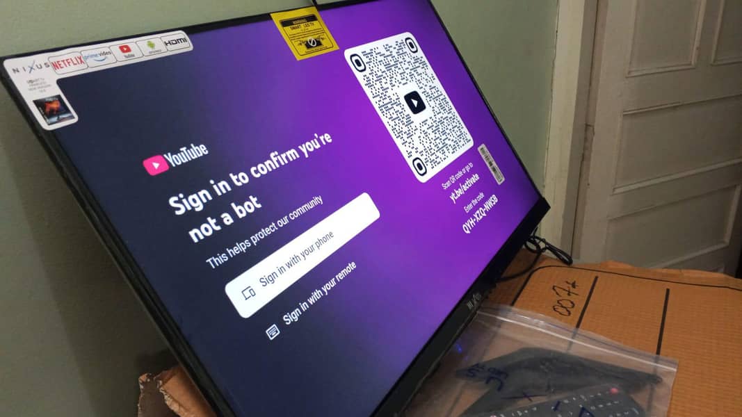 box pack boderless led never use awsome look latest Android version 4