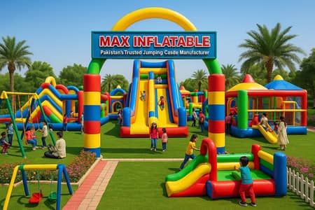 Max Inflatable | Max Fun | Jumping Castles in lahore | Kids Castle
