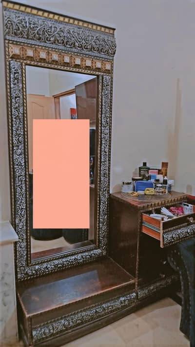 dressing table with 4 drawer chester