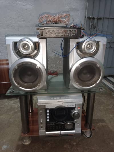 Samsung CD DVD player 2spekr  Amm  and table