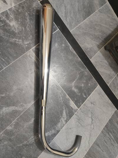 honda 125 chrome silencer