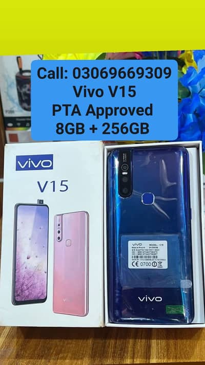 Pop-up Canra Vivo V15 PTA Approved 8GB + 256GB With Box 10by10 Waranty