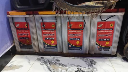 Phoenix TX 3500 Tall Tubular Battery 12V