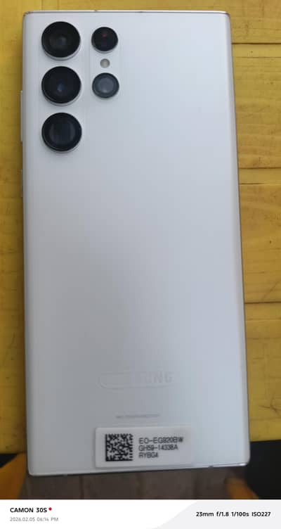 Samsung S22 ultra Dot Display  512gb Factory Unlock