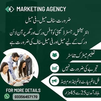 male and female stuff required