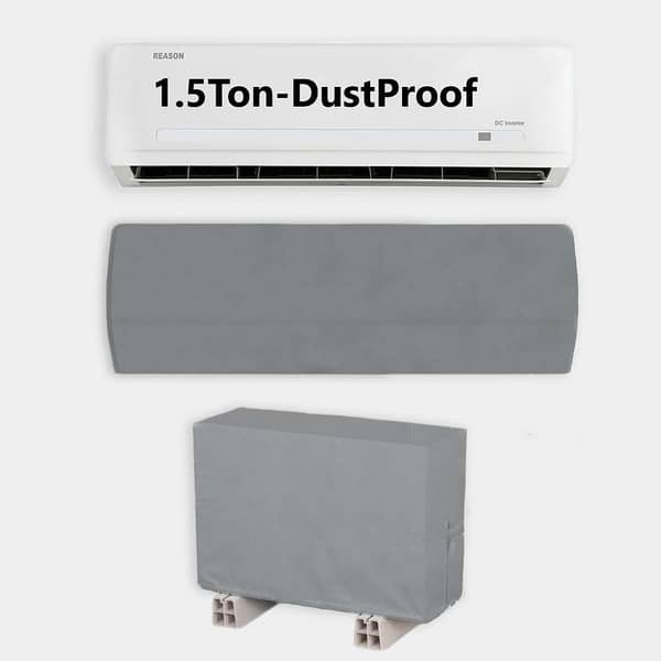 Universal 1.5 Ton AC Cover set with inner and outer dustproof rustproof non-woven fabric