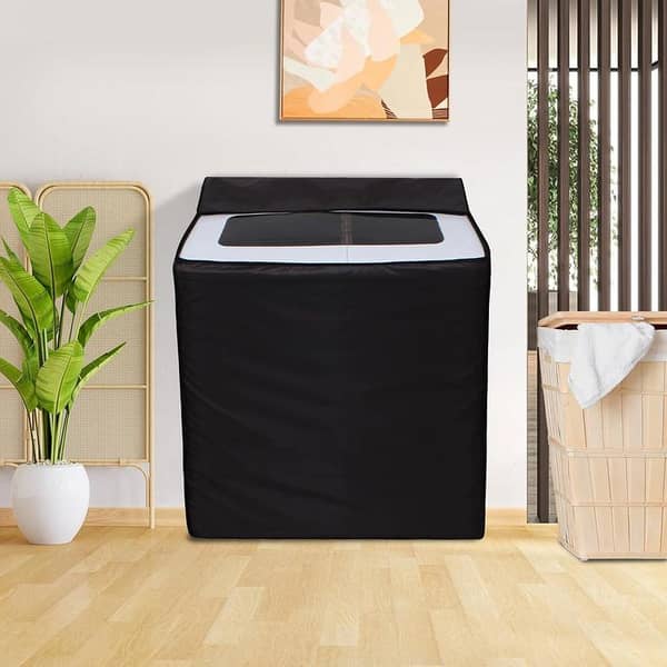 Twin Tub Washing Machine Cover for All Brands – Waterproof and Dustproof (Model: Parachute Quality)
