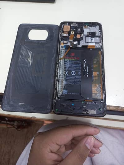 Poco x3 phone no board Baki parts okay ok