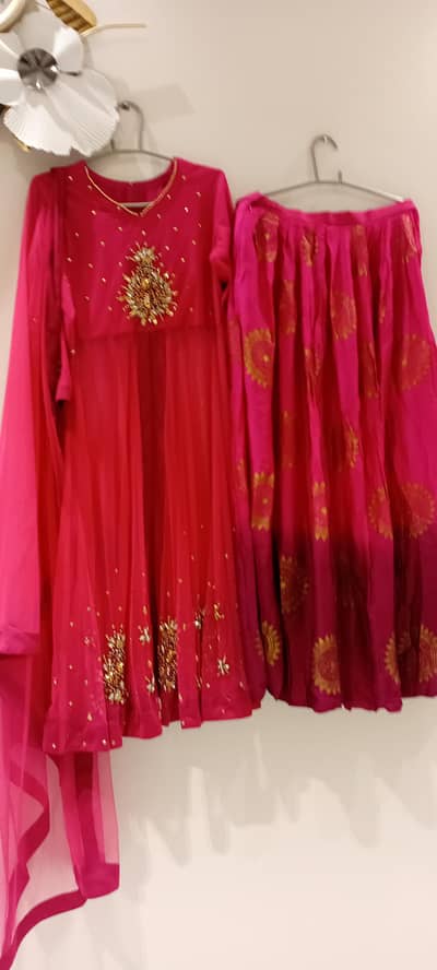 sharara frock dress