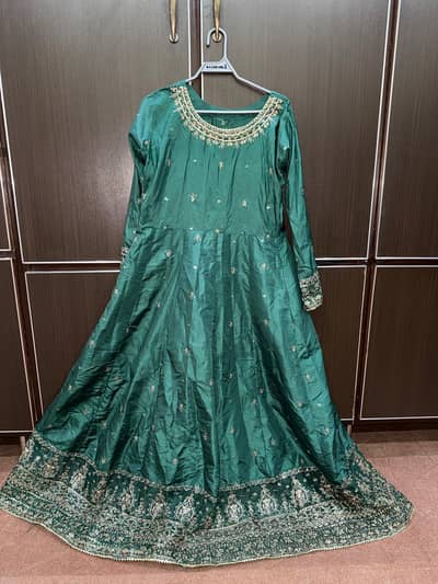 Tissue Silk Green Maxi