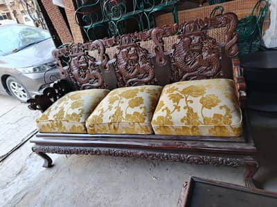 chinese dragon sofa 200 year old antique imported unique sofa set wood