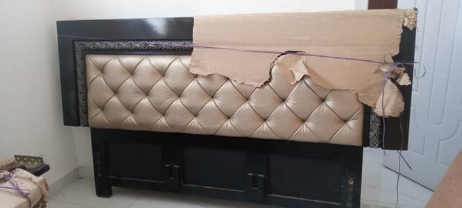 complete Bed with mattress and side tables