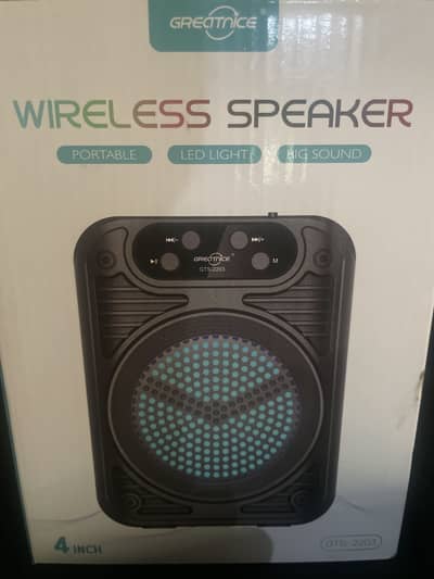 Gts 2203 Speaker  ( with charging Wire Box pack)
