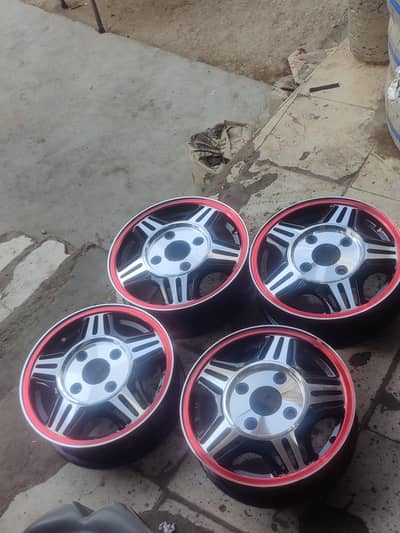 japani 13rim 114 pcd for cultus sherad  mehran etc