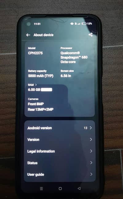 OPPO A76 | 128GB | Condition 10/10 | Totally Genuine | VIP Maintenance