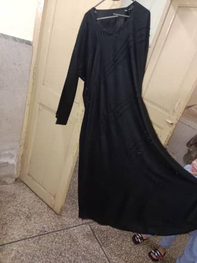 black abaya h large size