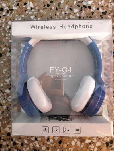 Fy-G4 Wireless Headphones Imported Excellent Sound Quality Brand New