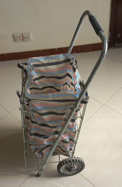 Shopping Trolley Cart – Foldable Street/Market Cart