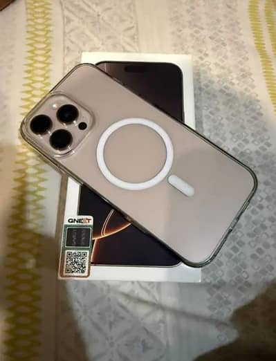 Iphone 16 pro max PTA approved official 512GB with full box.  15