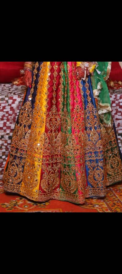 Mehndi Lehnga