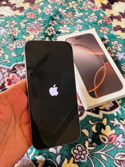 Iphone 16 pro max PTA approved official 512GB with full box.  15